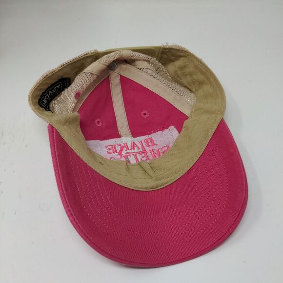 Blake Shelton Womens Snapback Mesh Back Hat Pink Adjustable Embroidered Logo - Picture 9 of 11